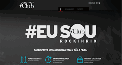 Desktop Screenshot of club.rockinrio.com.br