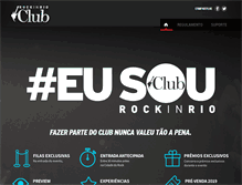 Tablet Screenshot of club.rockinrio.com.br